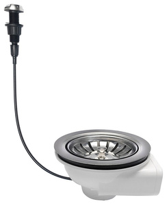 Odpływ zlewozmywakowy automatyczny 6/4", stal nierdzewna