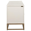 RICHMOND szafka RTV WHITEBONE BRASS