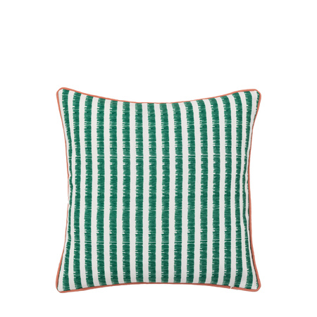 Aroha Geo Printed Cushion Green 450x450mm