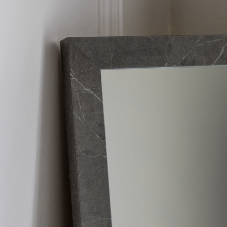 Romano Leaner Mirror Marbled Grey 570x1570mm