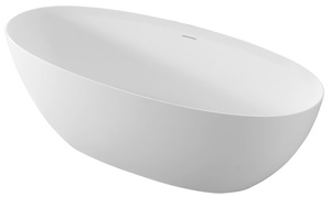 NOYA wanna wolnostojąca 170x76x56cm, solid surface, biały mat