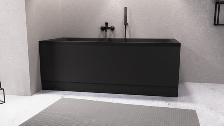 PLAIN obudowa czołowa 180x59cm, czarny mat, lewy