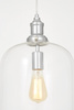 LAMPA WISZĄCA CHROMOWANA NOWOCZESNA SARINI