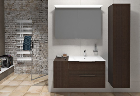 CIRASA szafka pod umywalkę 69,8x52x46cm, sosna rustykalna