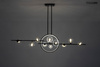 MOOSEE lampa wisząca ALURE LINE TWIN 120 czarna