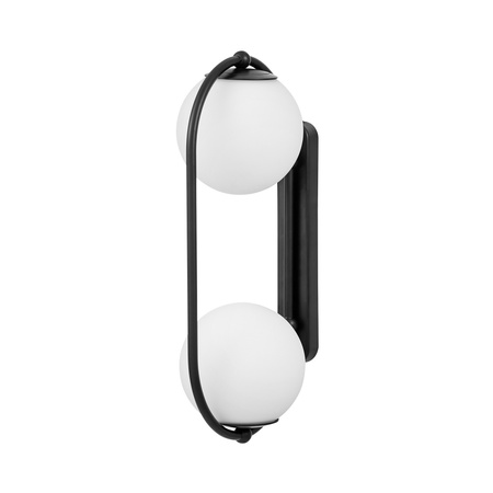 LAMPA ŚCIENNA KINKIET NOWOCZESNY CZARNY PANARI W2