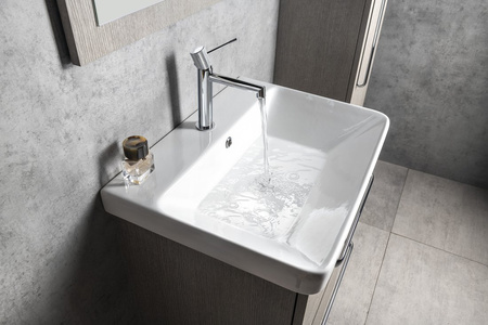 THEIA Szafka umywalkowa 56,4x70x44,2cm, 2 szuflady, dąb Alabama