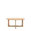 Craft Round Coffee Table Natural 900x900x400mm