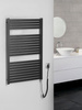 TONDI-E grzejnik elektryczny 600x970 mm, 400 W, czarny mat