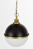 LAMPA WISZĄCA LOFT CZARNO-MOSIĘŻNA LARGO
