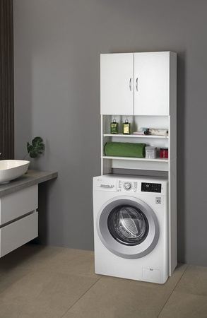 SIMPLEX ECO szafka na pranie 63x25x190cm, biały