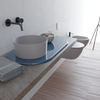 Vitruvit Smooth Blat ceramiczny z otworem na odpływ 85x45 H 1,8 cm w wybranym kolorze