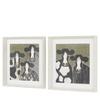 Animal Antics I Framed Art Set of 2
