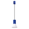 Lampa wisząca ESTRIA 1 biała/ultramaryna