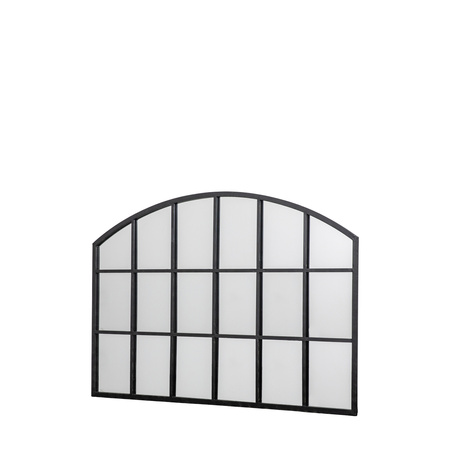 Lustro łukowe Wingham – czarne, 120 × 3 × 80 cm