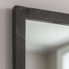 Romano Rectangle Mirror Marbled Grey 570x770mm