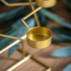 Xmas Tree Tealight Holder x10 Gold 250x245x380mm