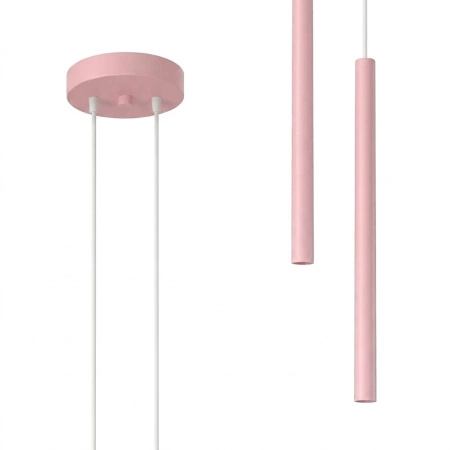 Lampa wisząca PASTELO 2 różowa