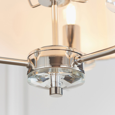 Nixon 3 Pendant Light Bright Nickel