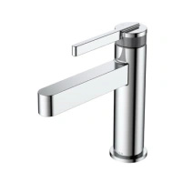 Bateria umywalkowa stojąca, chrom