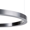 Lampa wisząca CIRCLE 100 cm - LED, ring tytan szczotkowany