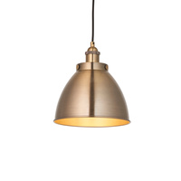 Franklin Pendant Light Antique Brass 400x1460mm