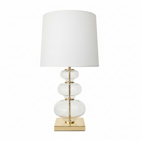 LAMPA NOCNA BIAŁO-ZŁOTA BRISTON
