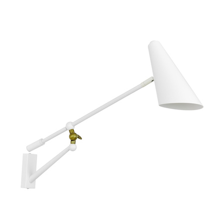 LAMPA ŚCIENNA KINKIET NOWOCZESNY BIAŁA RUNA