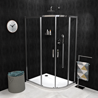 SIGMA SIMPLY kabina prysznicowa półokrągła 1000x800mm, R550, L/R, szkło czyste