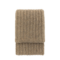 Luxury Melange Knit Throw Oatmeal 1300x1700mm
