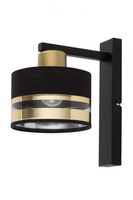 PRO kinkiet CZARNY ZŁOTY