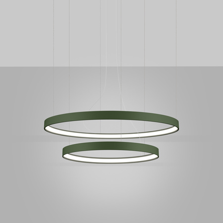 Żyrandol RIO 2 55/78 zielona oliwka LED 4000K