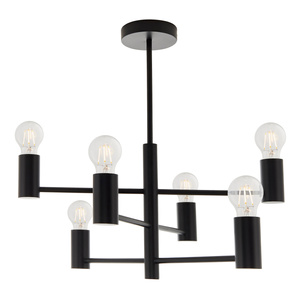 Lampa sufitowa Studio – matowa czarna, 55,3 × 55,3 × 53,4 cm