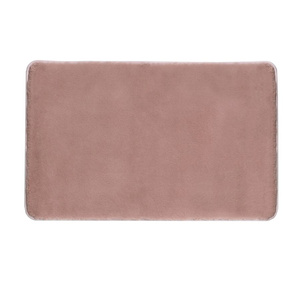 FUZZY dywanik łazienkowy, 60x100cm, 100% polyester, antypoślizgowa, różowy