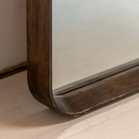 Helsinki Arch Leaner Wirror Walnut 600x60x1600mm