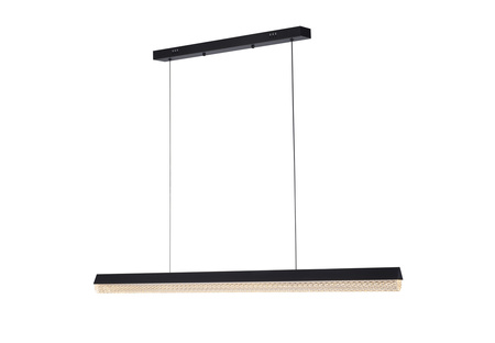 Lampa wisząca ANABELLA  120 cm -LED, czarna nowoczesna do salonu, jadalni i biura