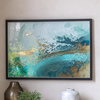 Lagoon Framed Canvas 1200x800mm