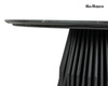 MaMaison stół jadalniany LEVANTE 120      czarny marmur