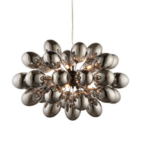 Infinity 8 Pendant Light Black Chrome