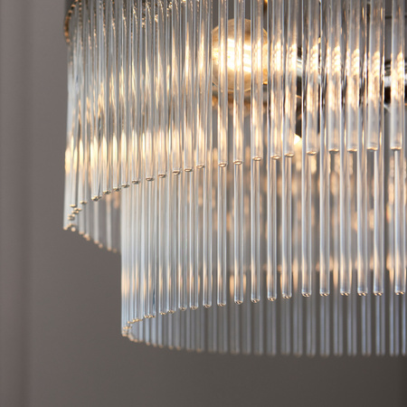 Marietta 5 Pendant Light Bright Nickel