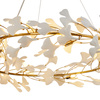 Lampa wisząca BOTANIKA 100 cm - złota, G9, regulowana, designerska