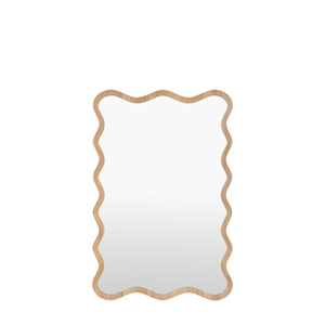 Wiggle Mirror Oak 600x30x900mm