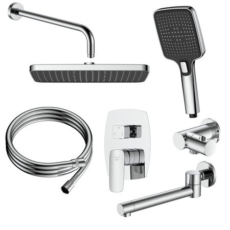 Zestaw prysznicowy podtynkowy trzeyfunkcyjny