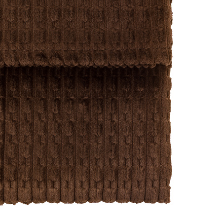Winson Flannel Throw Chocolate 1400x1800mm