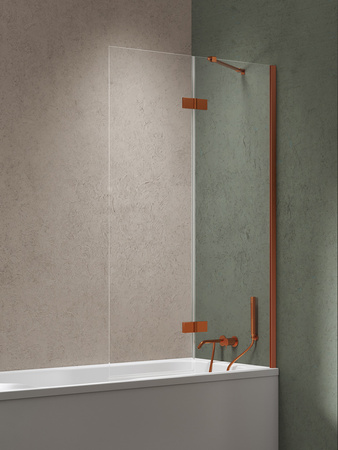 Parawan nawannowy NESTA COPPER BRUSHED 1D P 120x150 czyste 6mm Active Shield 2.0