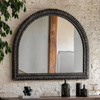 Pimlico Arch Overmantle Black Wash 1200x1000mm