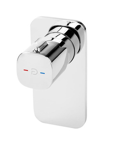 Bateria MEANDRO natryskowa podtynkowa 1 F, chrom