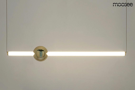 MOOSEE lampa wisząca LIBRA 90 IN  biała / złota