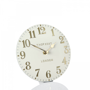 Arabic Mantel Clock Oatmeal 6in