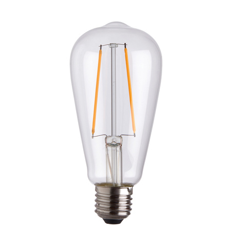 E27 LED Filament Pear 140x64mm Clear Glass ND